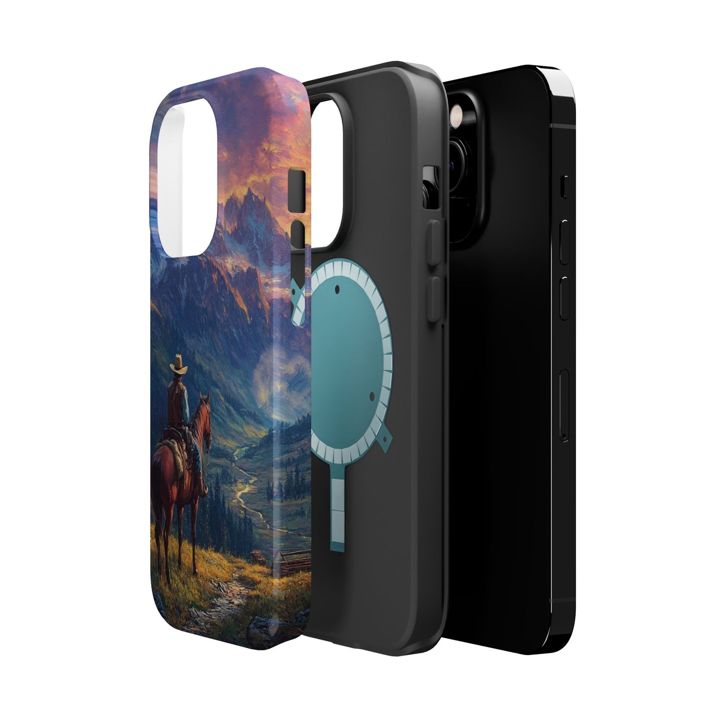Rocky Mountain Cowboy Phone Case