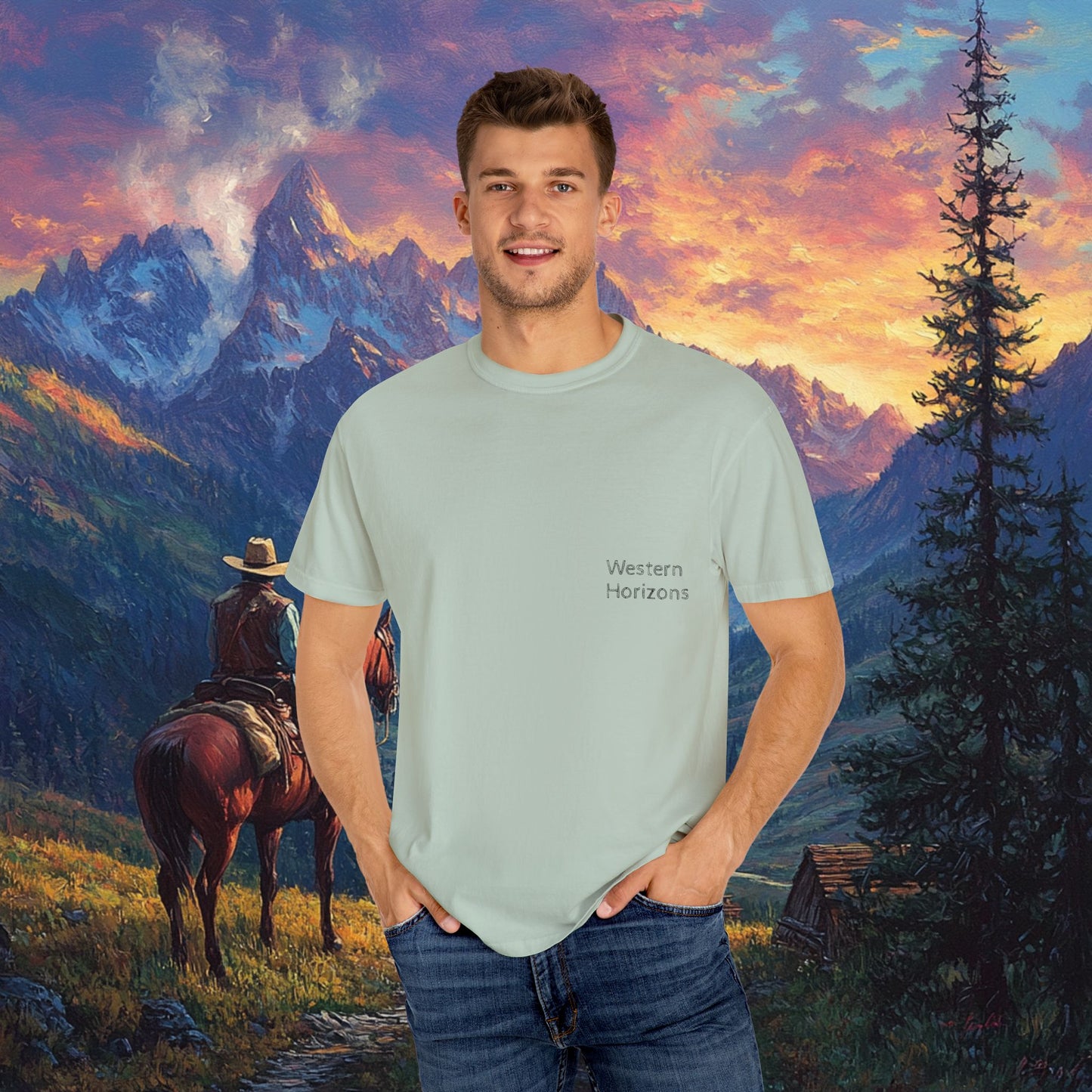 Rocky Mountain Cowboy T-Shirt