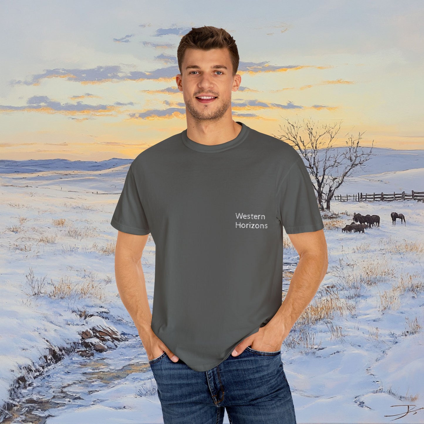 Winter Western Plains T-Shirt