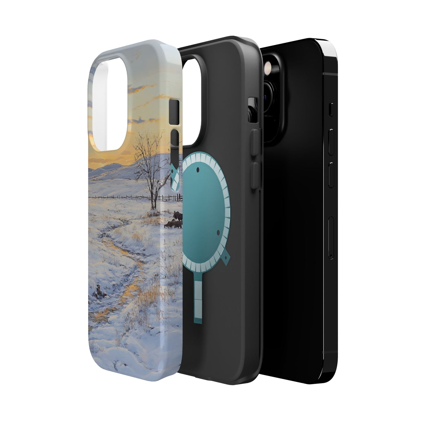 Winter Western Plains Phone Case