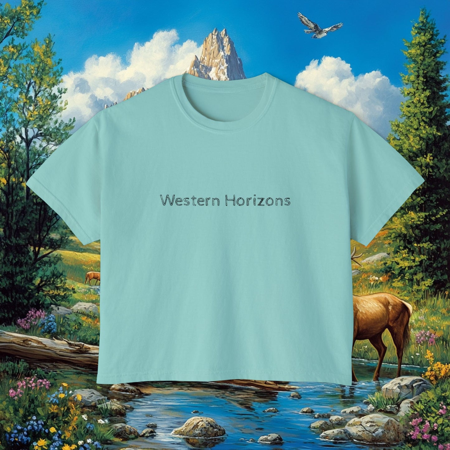 Elk Mountain Boxy Tee