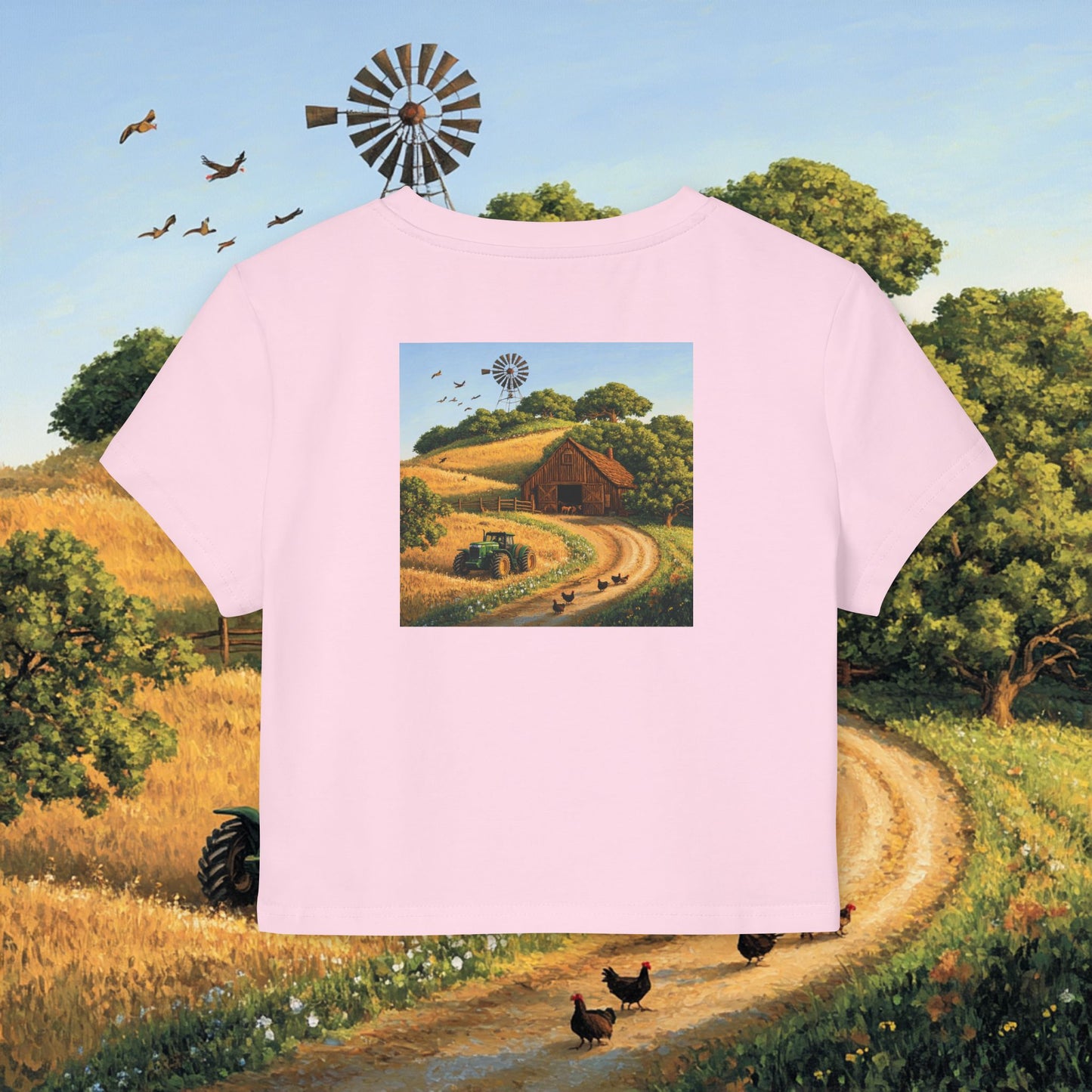 Farm Barn Crop Top