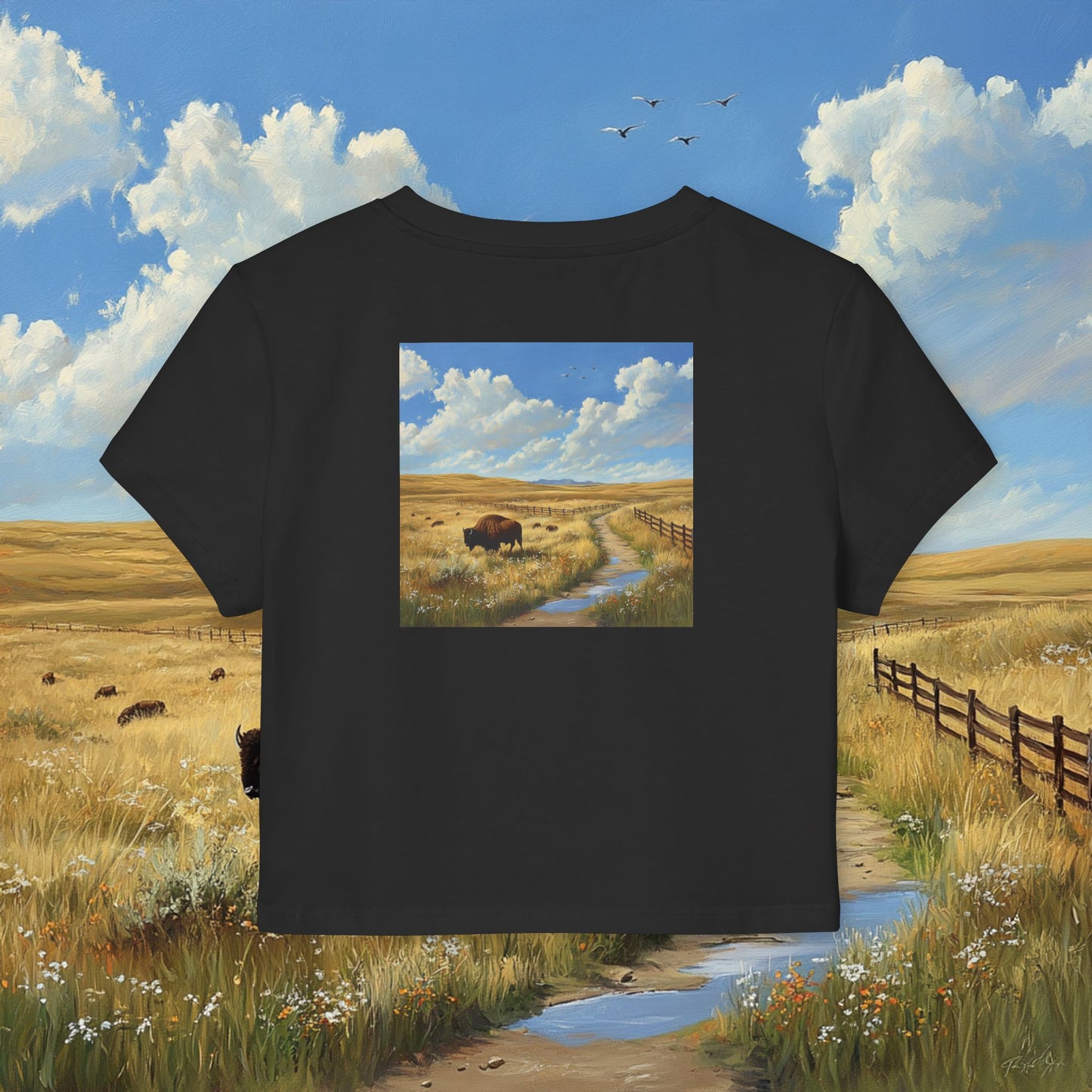 Buffalo Plains Crop Top