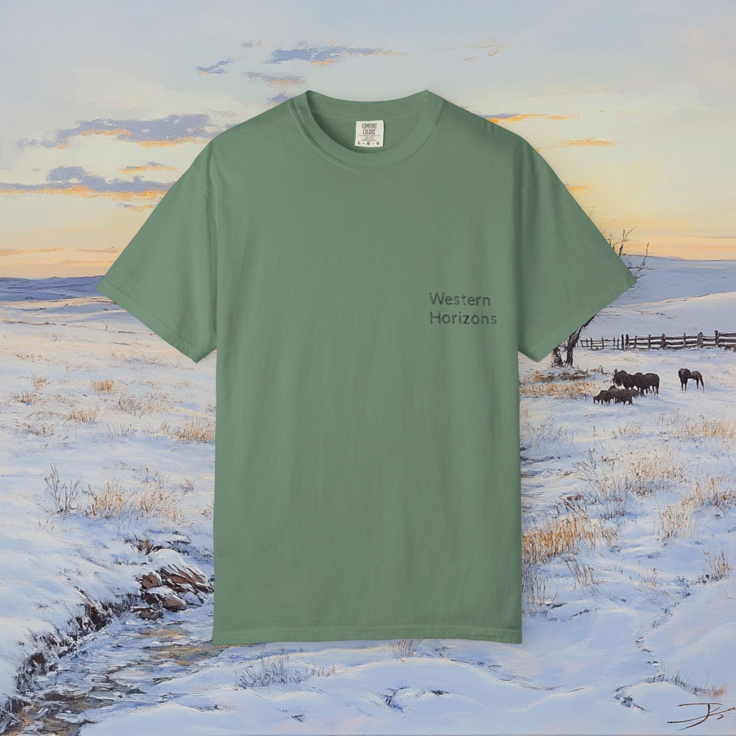 Winter Western Plains T-Shirt