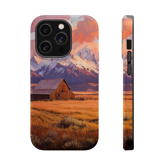 Rustic Prairie Barn Phone Case