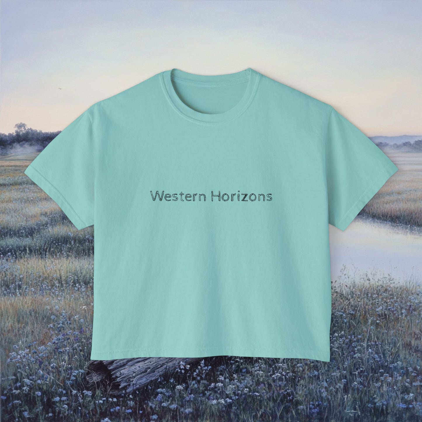 Misty Mornings Boxy Tee