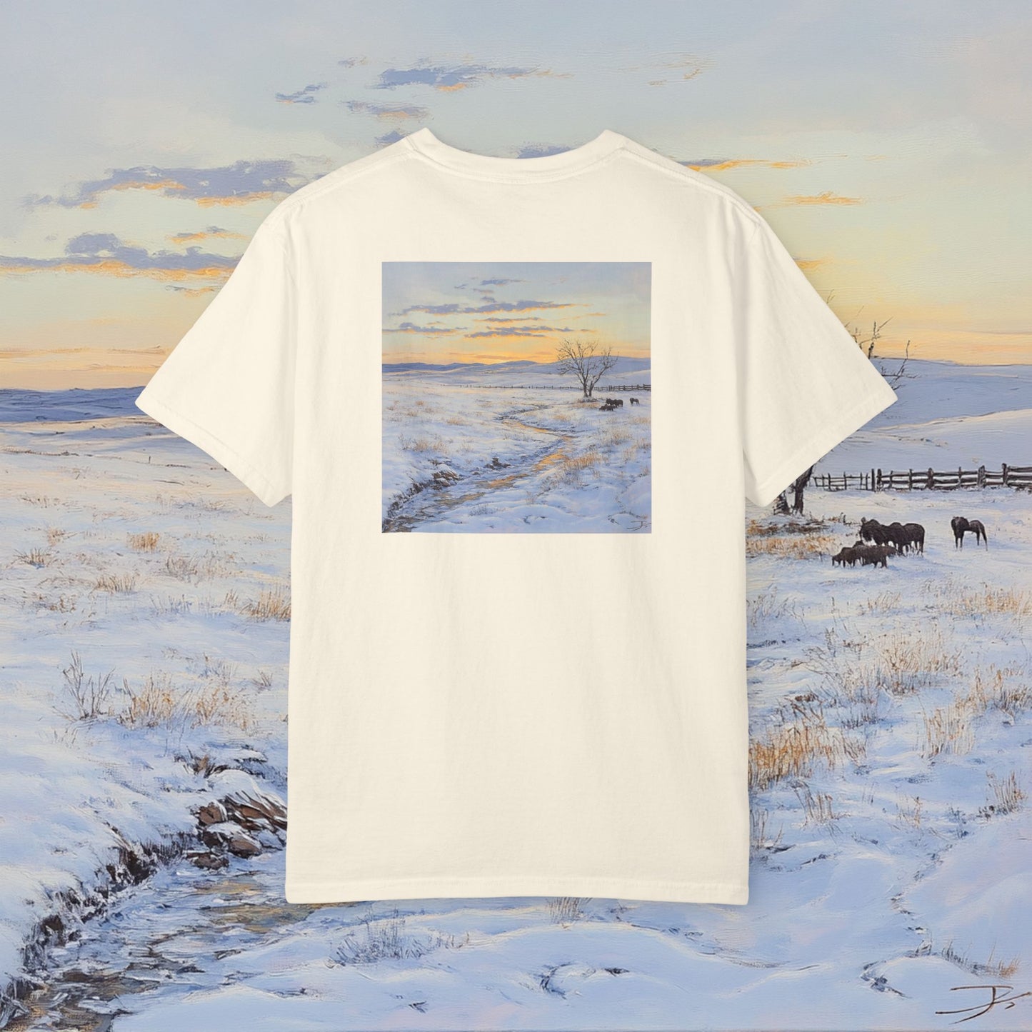 Winter Western Plains T-Shirt
