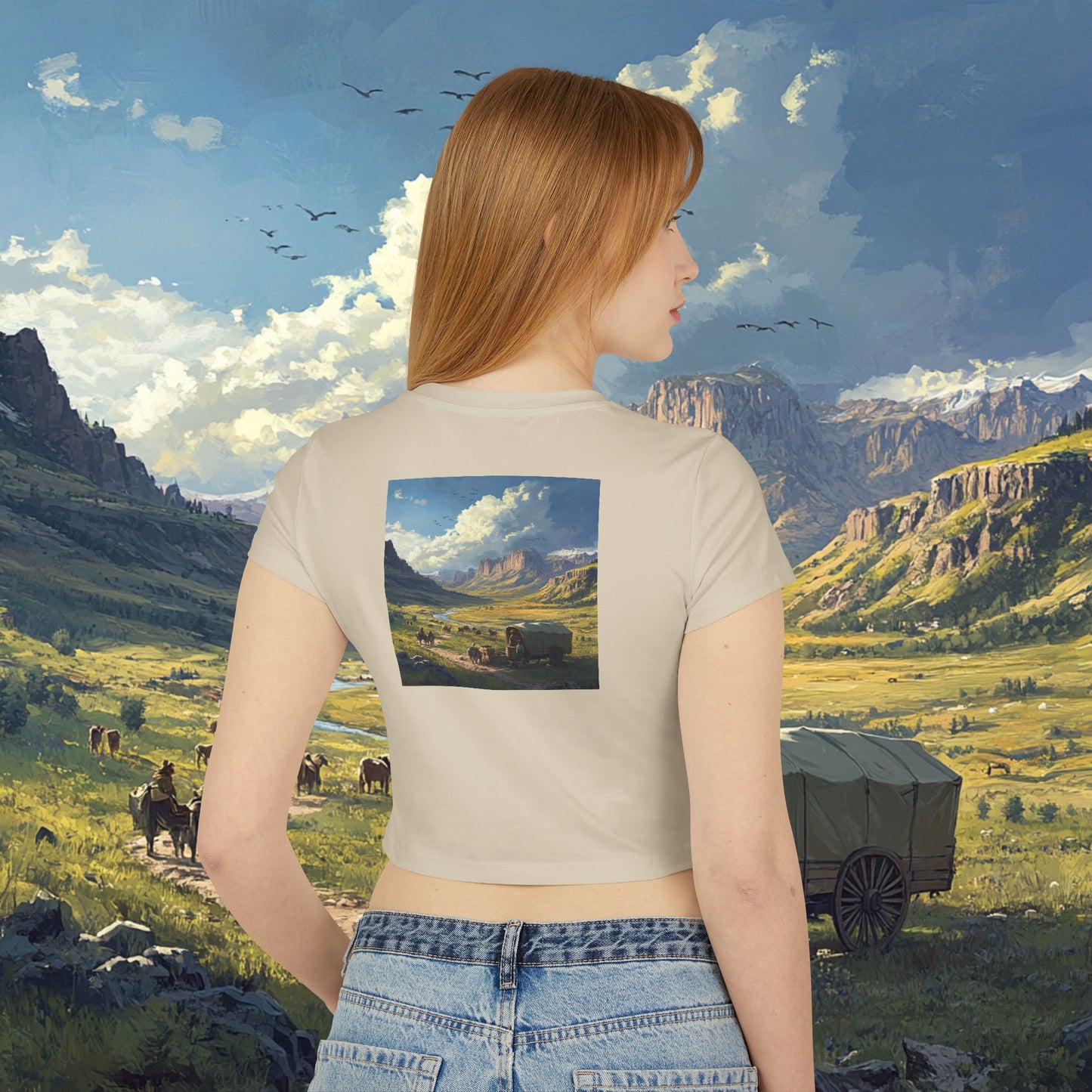 Headin' West Crop Top