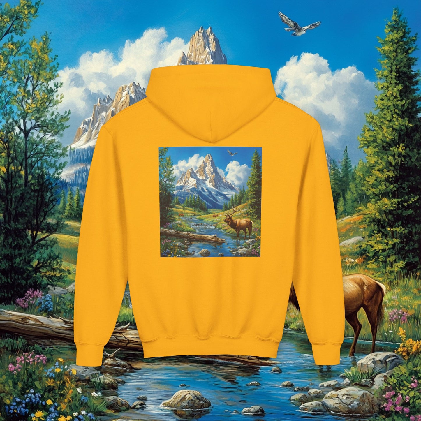 Elk Mountain Kids Hoodie