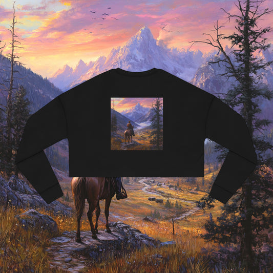 Observant Crop Sweatshirt