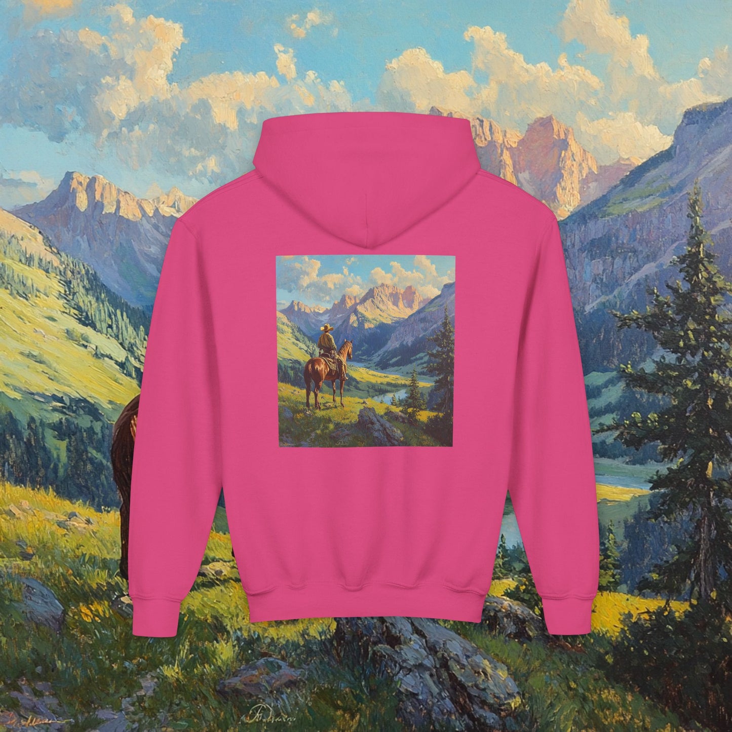 Starin' Cowboy Kids Hoodie