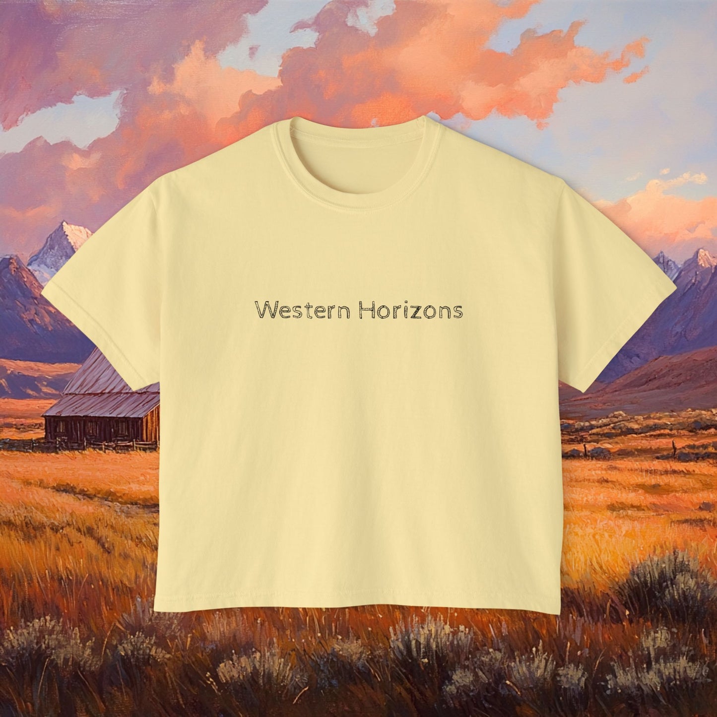 Rustic Prairie Barn Boxy Tee