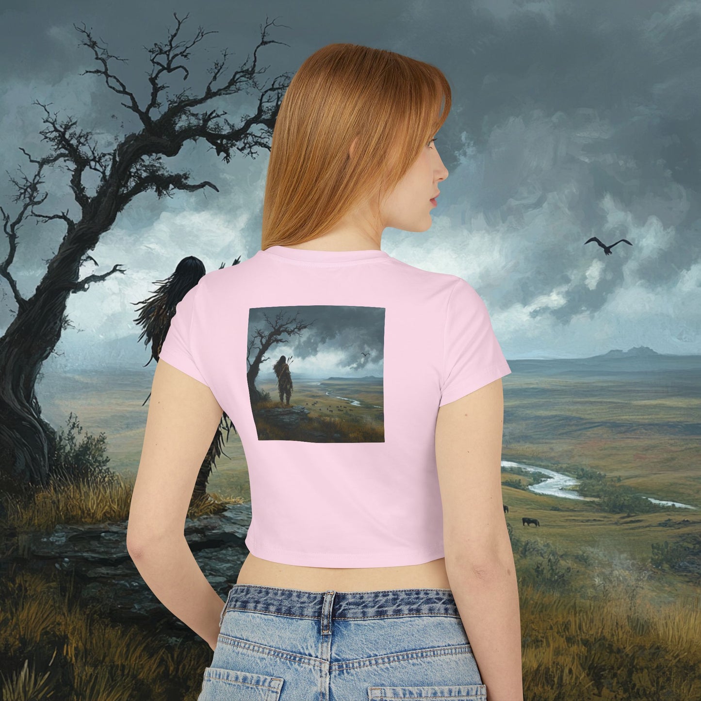 The Watchful Warrior Crop Top