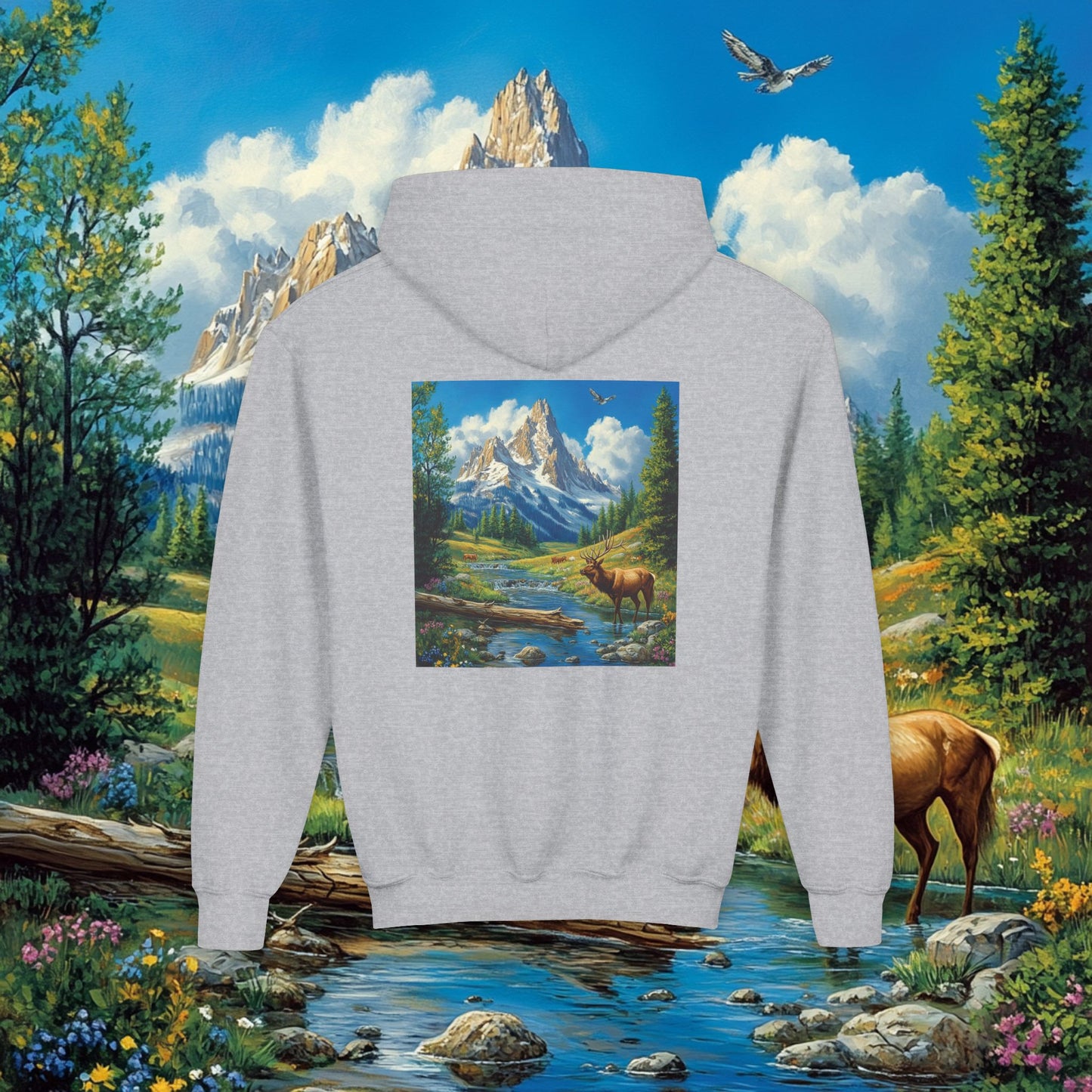 Elk Mountain Kids Hoodie