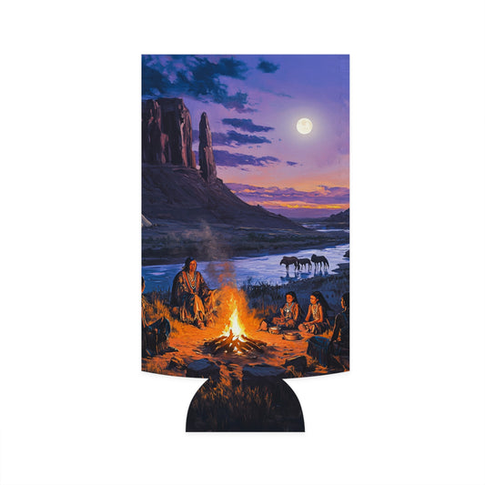 Tribal Gathering Slim Can Koozie