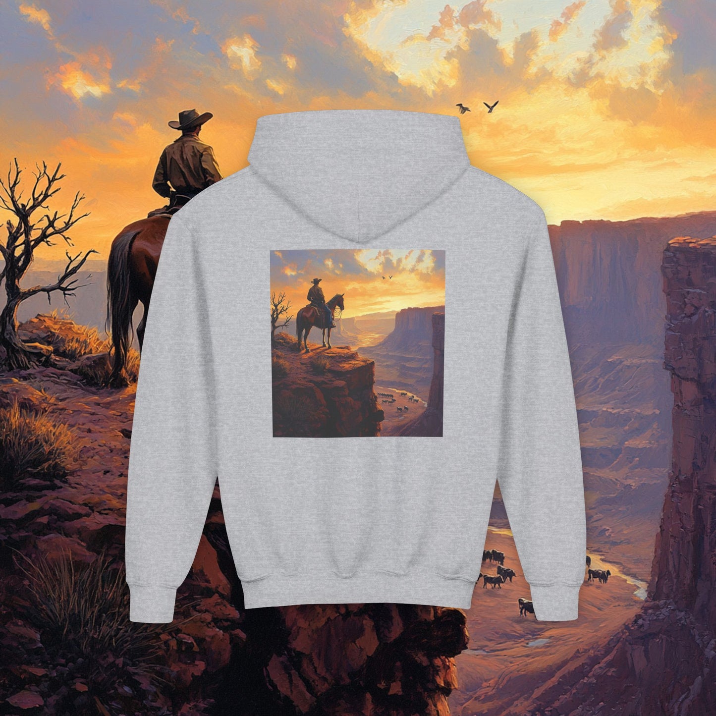 Cowboy Canyon Kids Hoodie