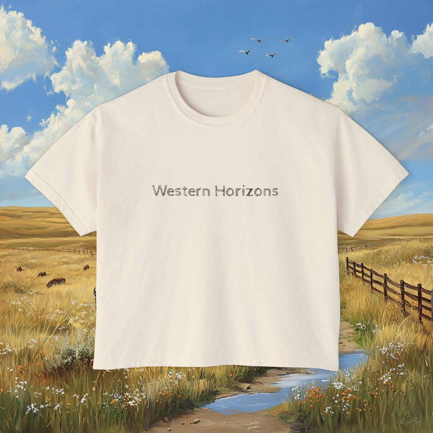 Buffalo Plains Boxy Tee