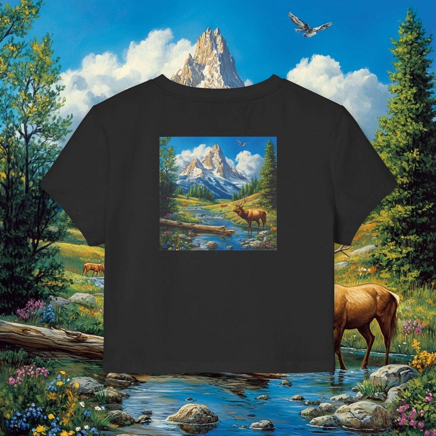 Elk Mountain Crop Top