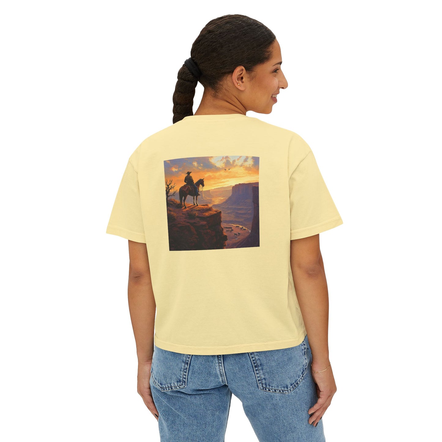 Cowboy Canyon Boxy Tee