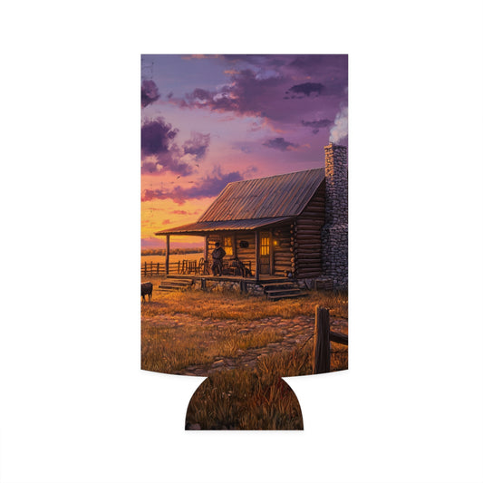 Settling Down Slim Can Koozie