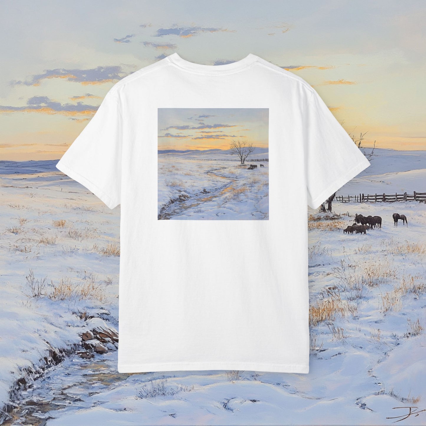Winter Western Plains T-Shirt