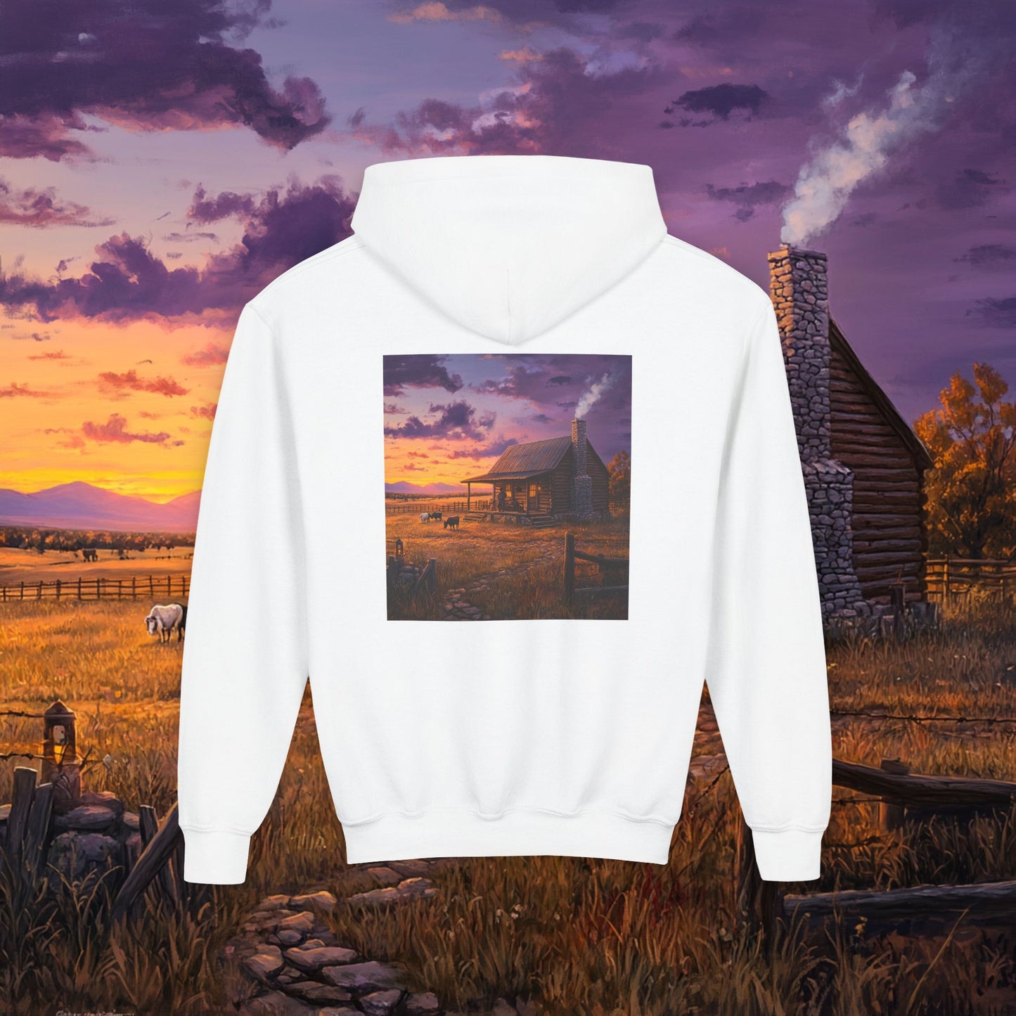 Settling Down Kids Hoodie