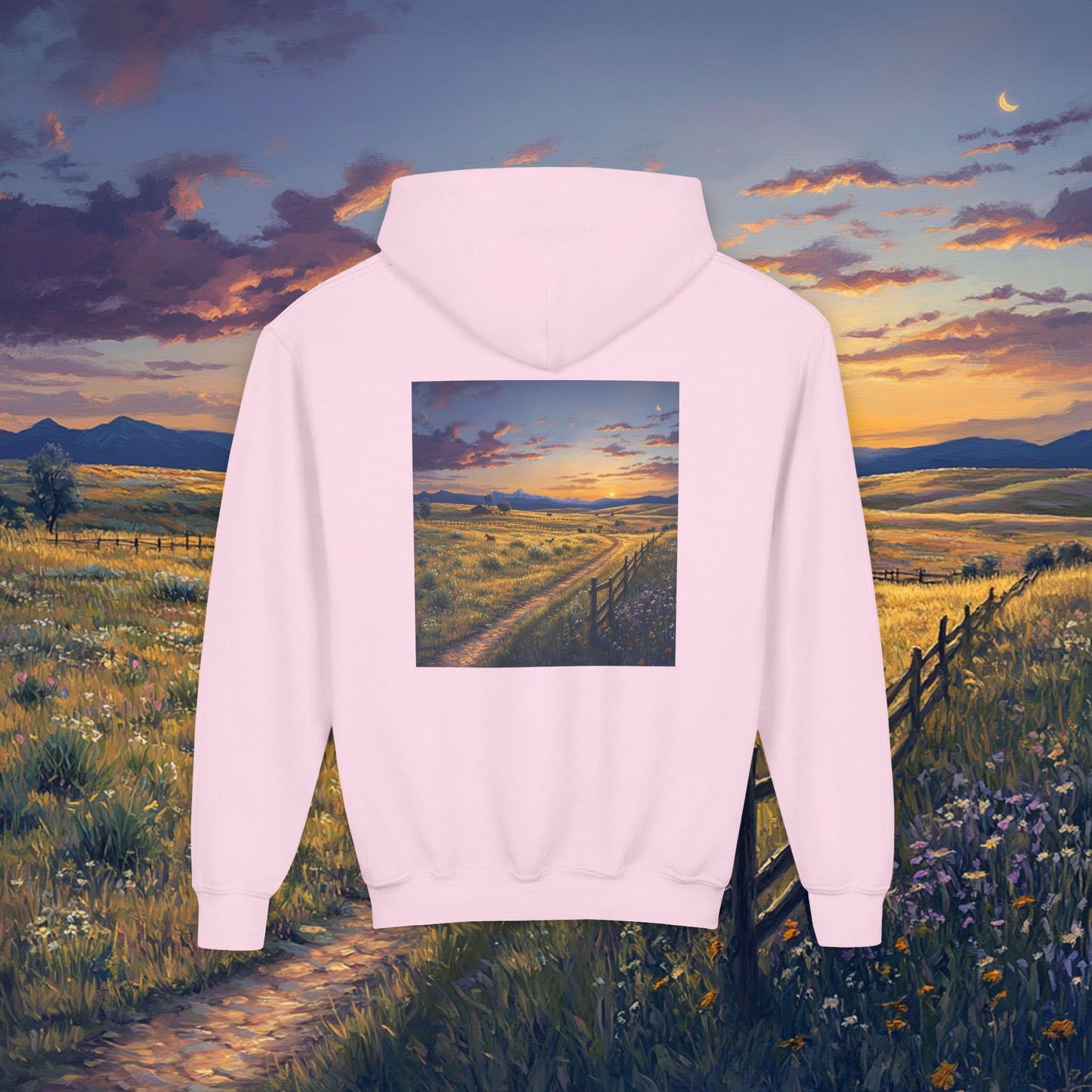 Plains Sunset Kids Hoodie