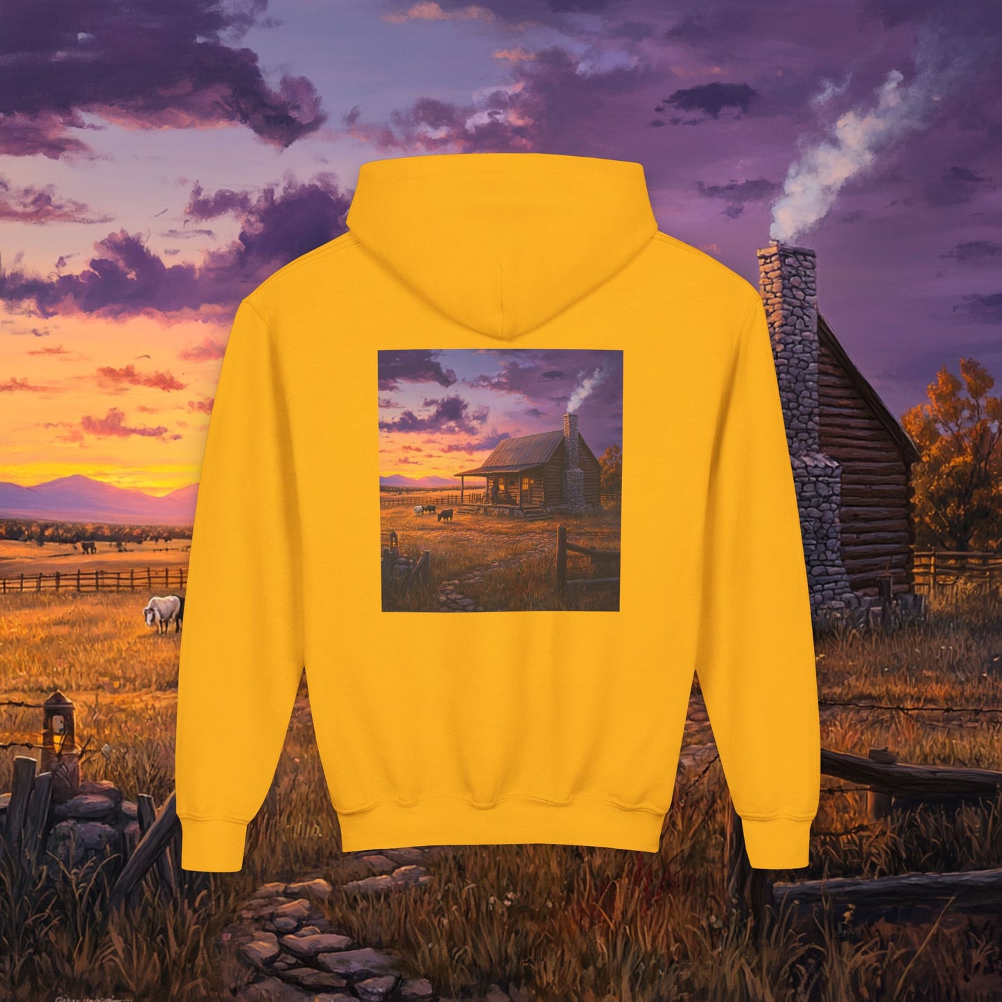 Settling Down Kids Hoodie