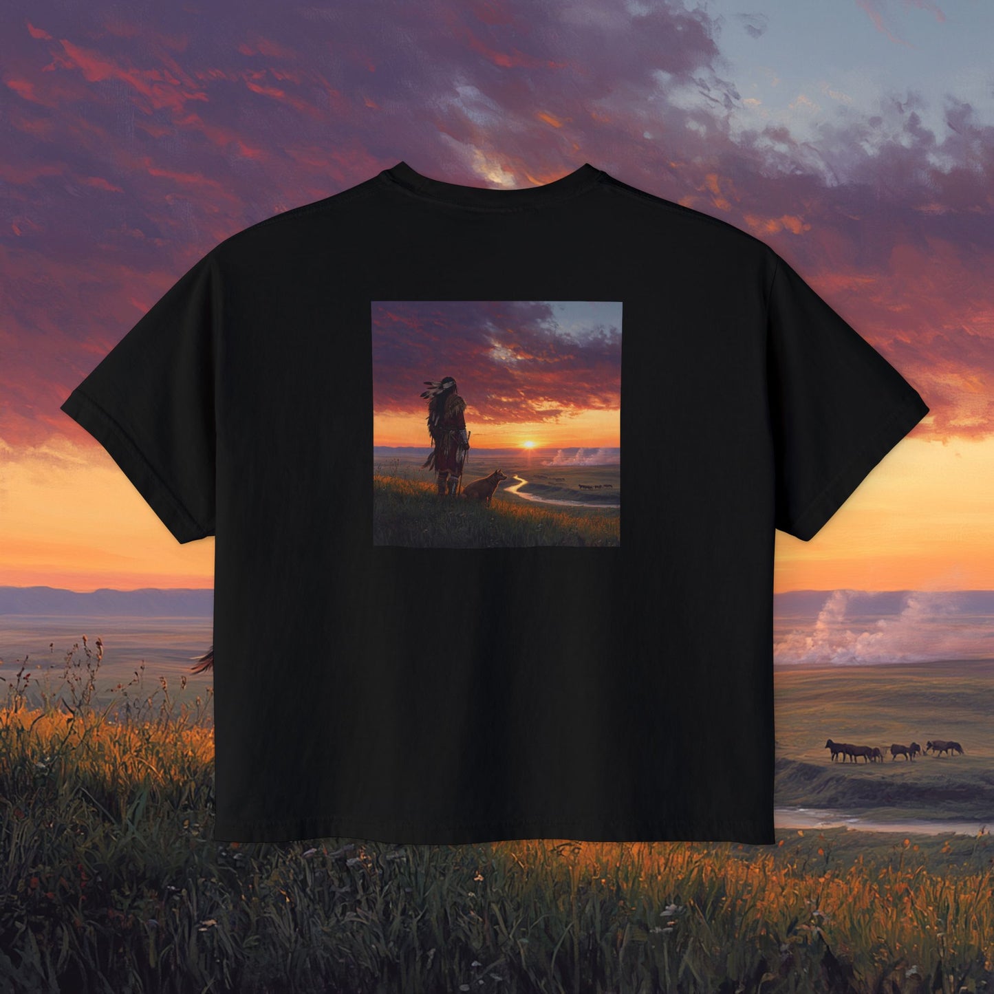 A Warrior's Best Friend Boxy Tee