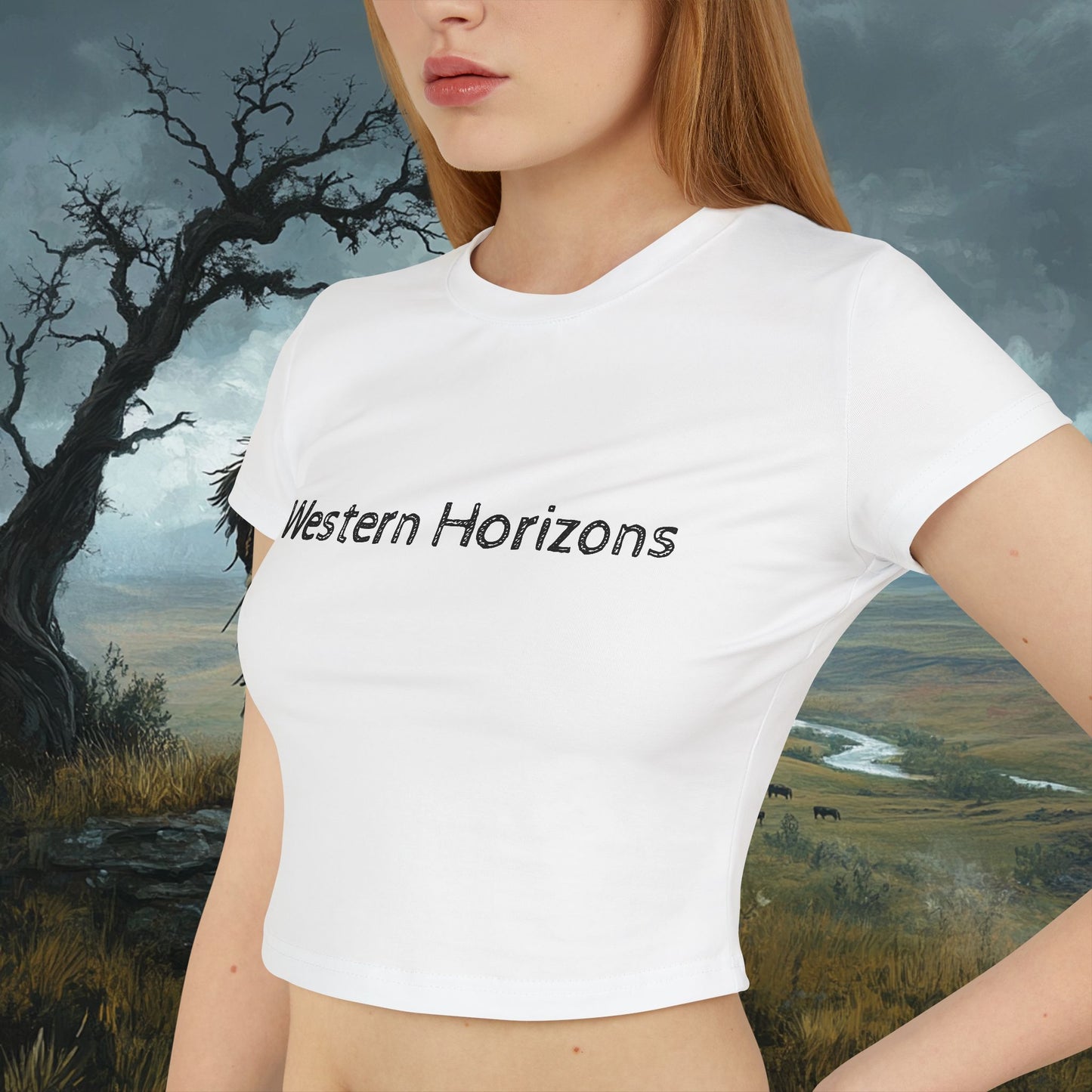 The Watchful Warrior Crop Top