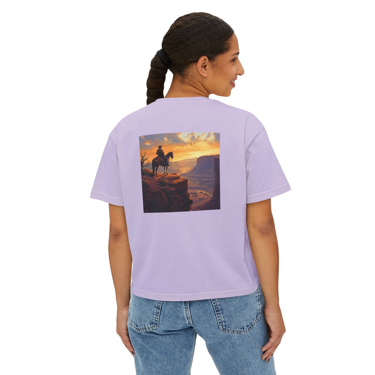 Cowboy Canyon Boxy Tee