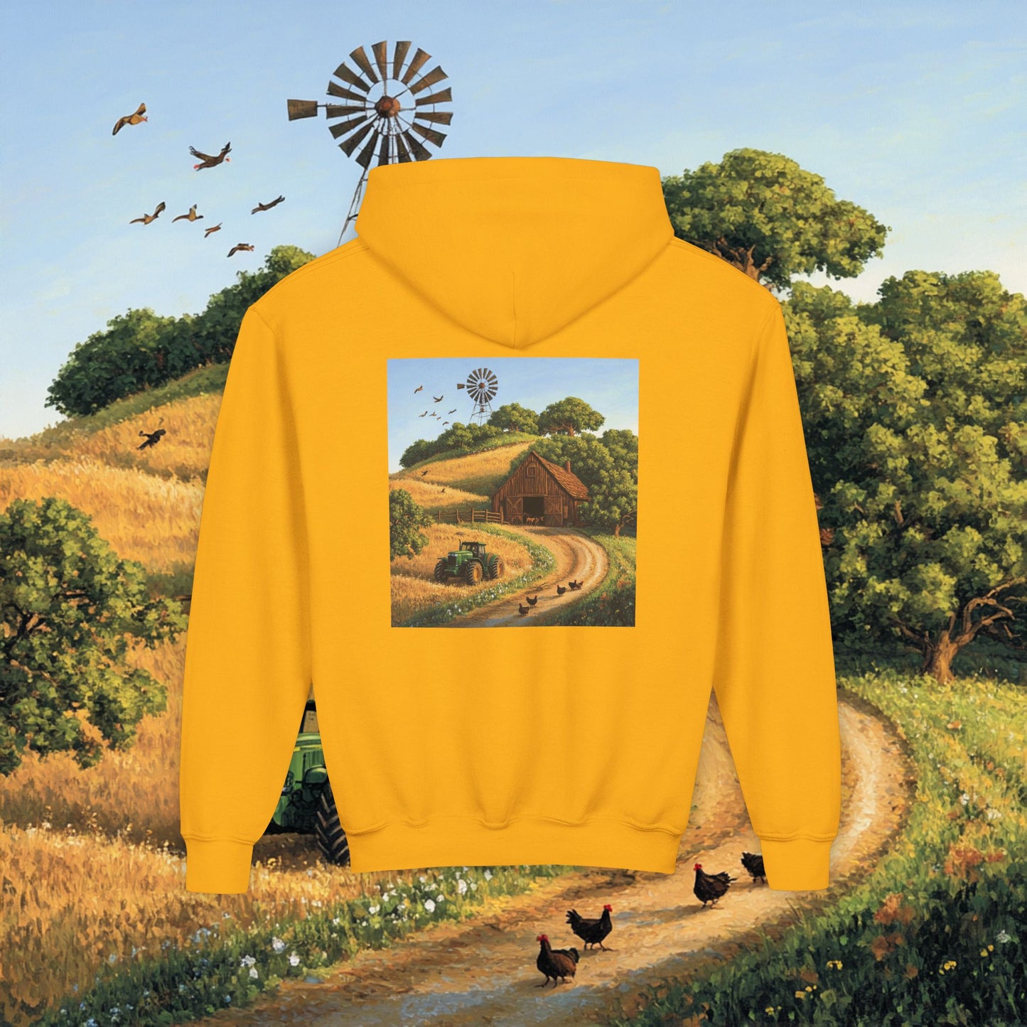 Farm Barn Kids Hoodie