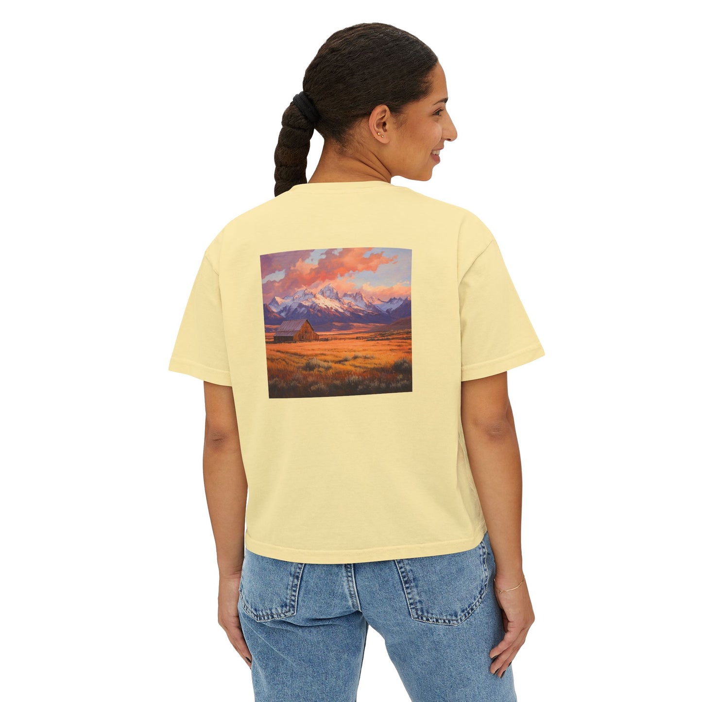 Rustic Prairie Barn Boxy Tee