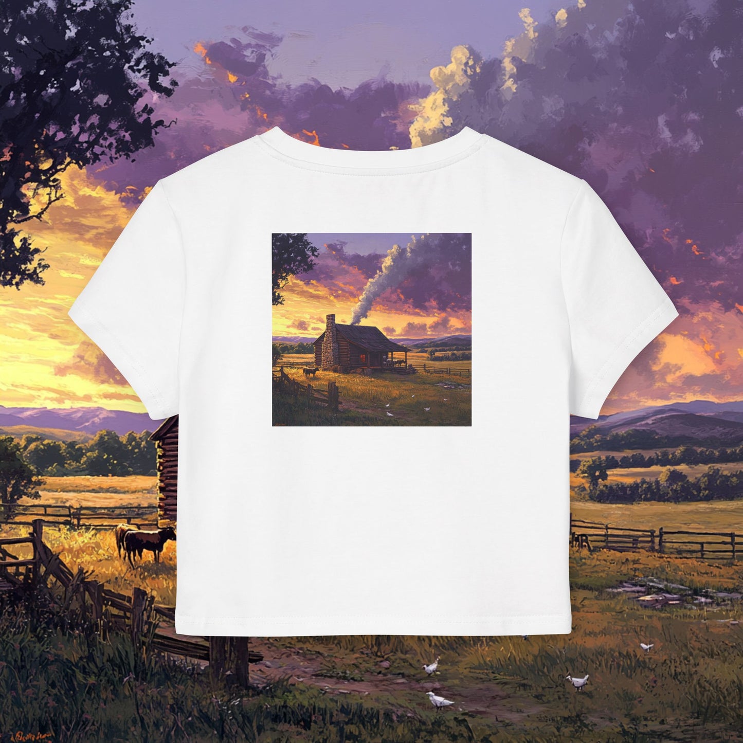 Homestead Sunset Crop Top