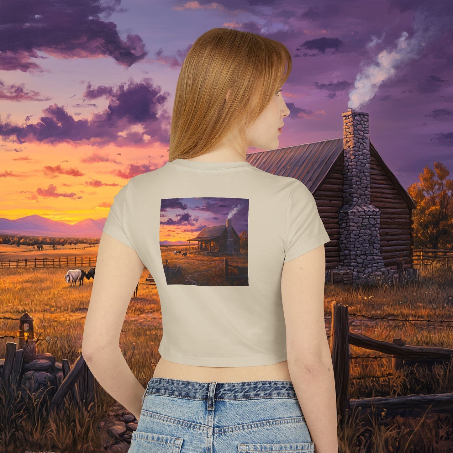 Settling Down Crop Top