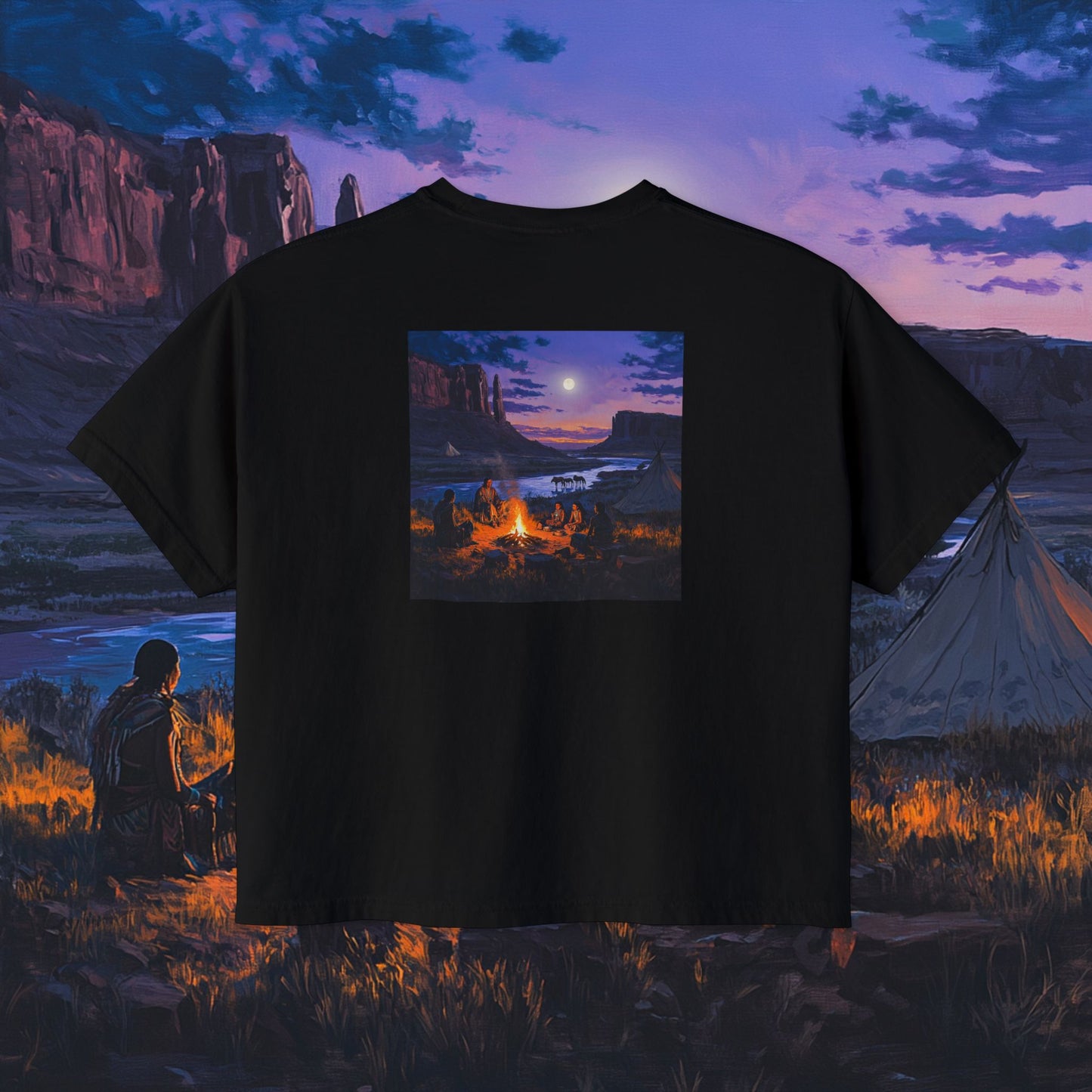 Tribal Gathering Boxy Tee