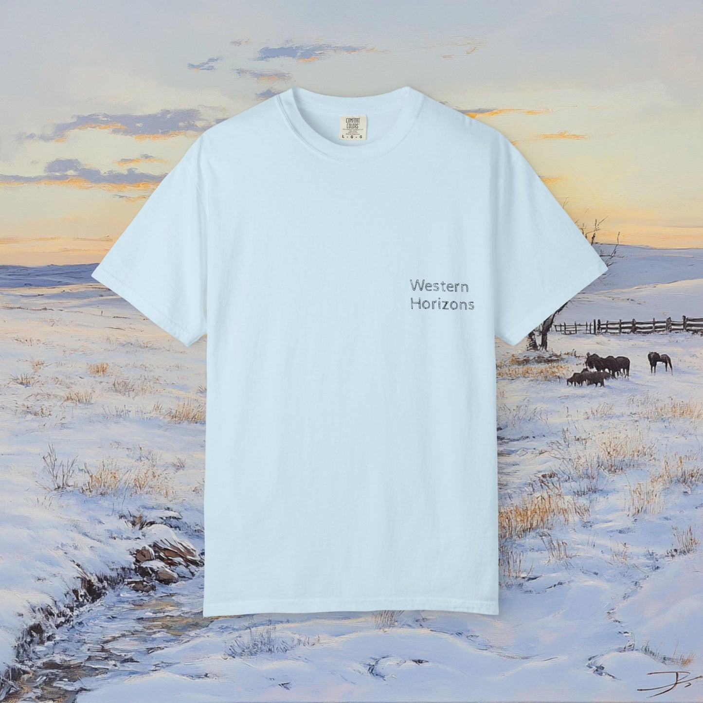 Winter Western Plains T-Shirt