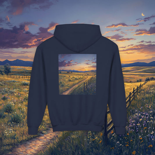 Plains Sunset Kids Hoodie
