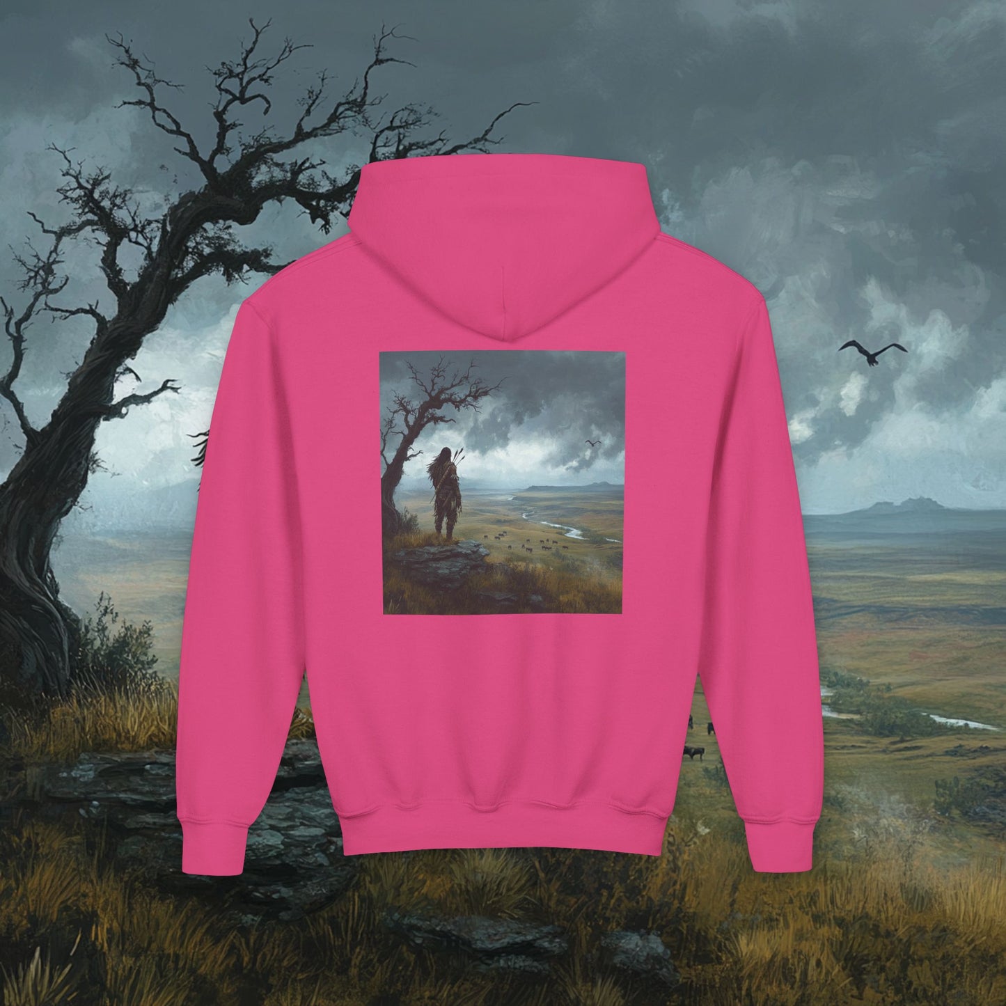 The Watchful Warrior Kids Hoodie