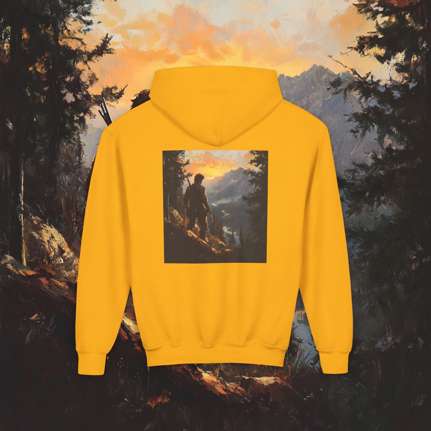 The Lone Frontiersman Kids Hoodie