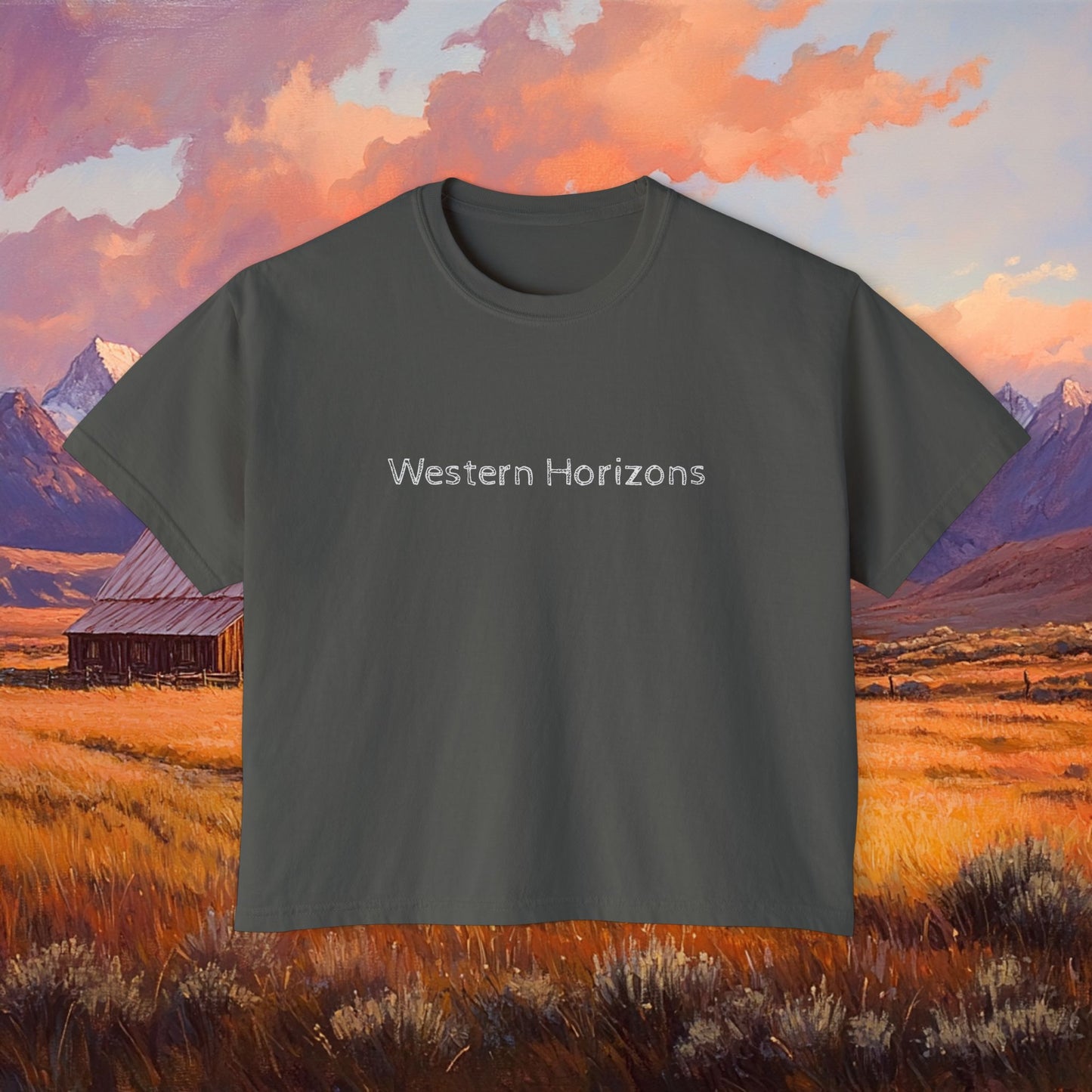 Rustic Prairie Barn Boxy Tee