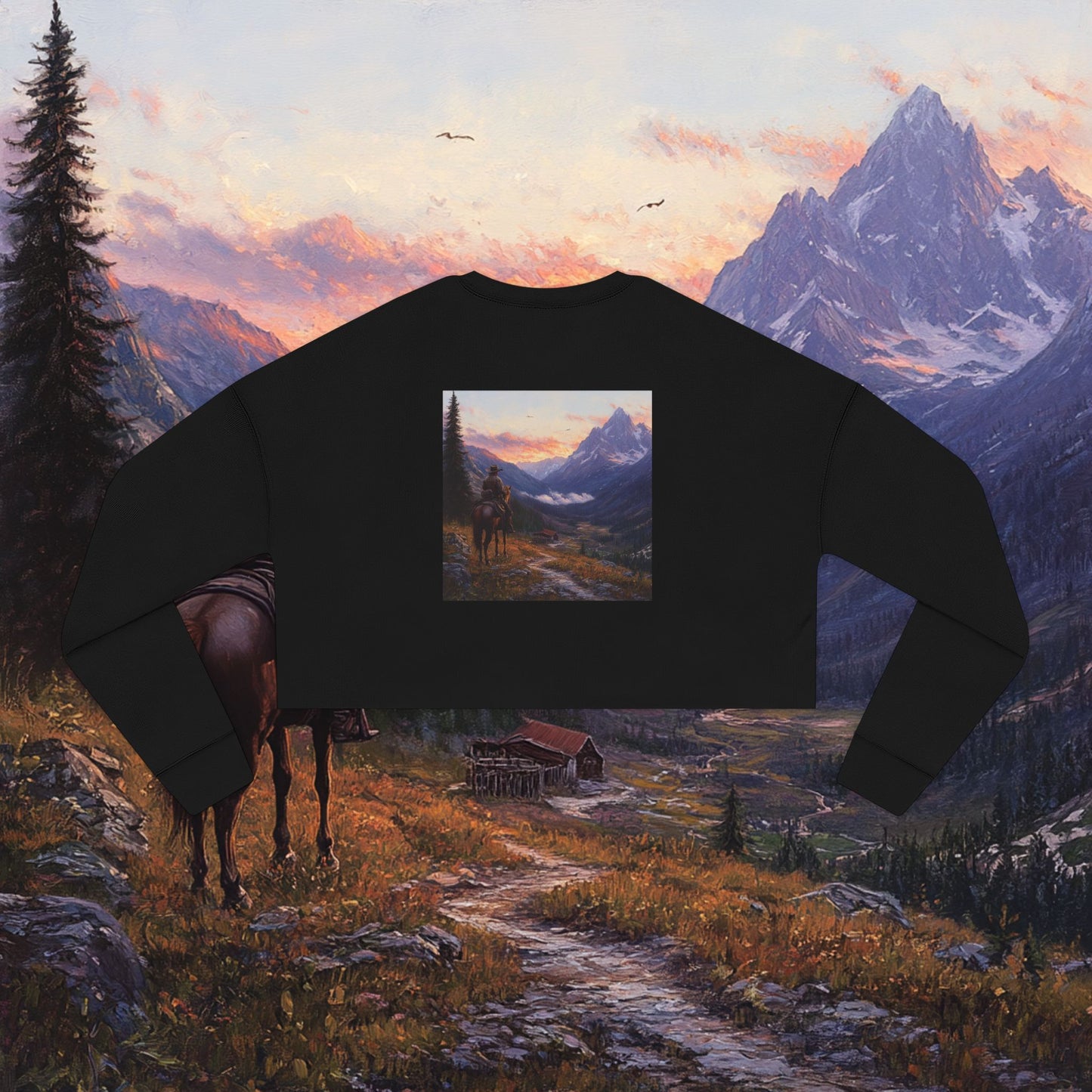 Returning Home Crop Sweatshirt