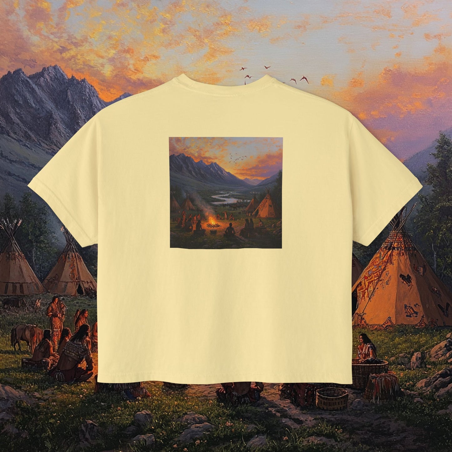 Tribal Party Boxy Tee