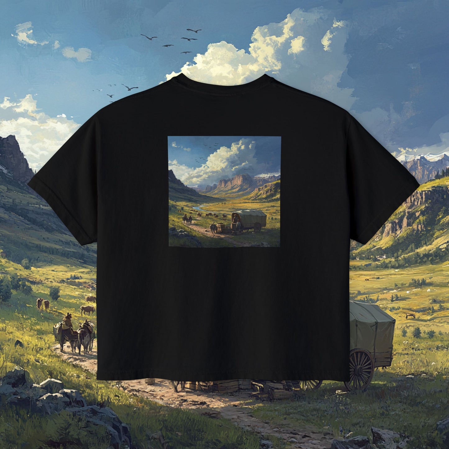 Headin' West Boxy Tee