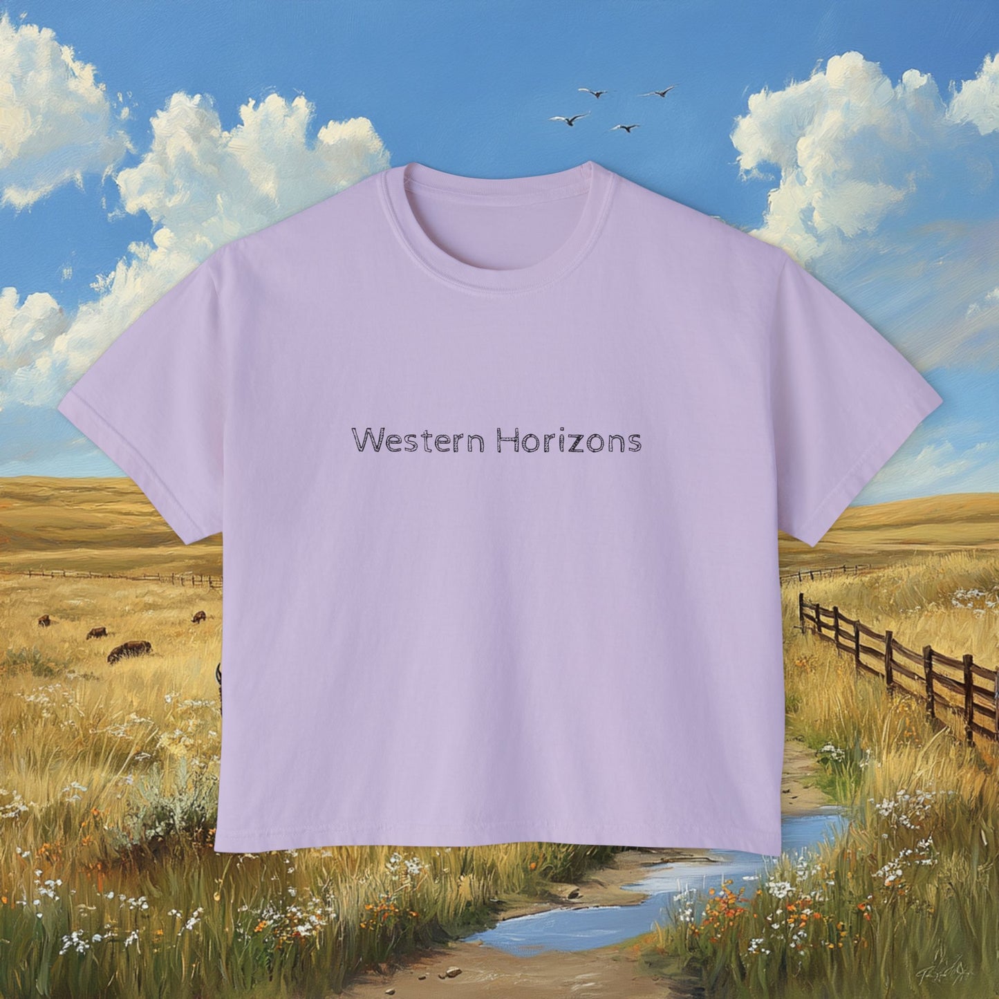 Buffalo Plains Boxy Tee