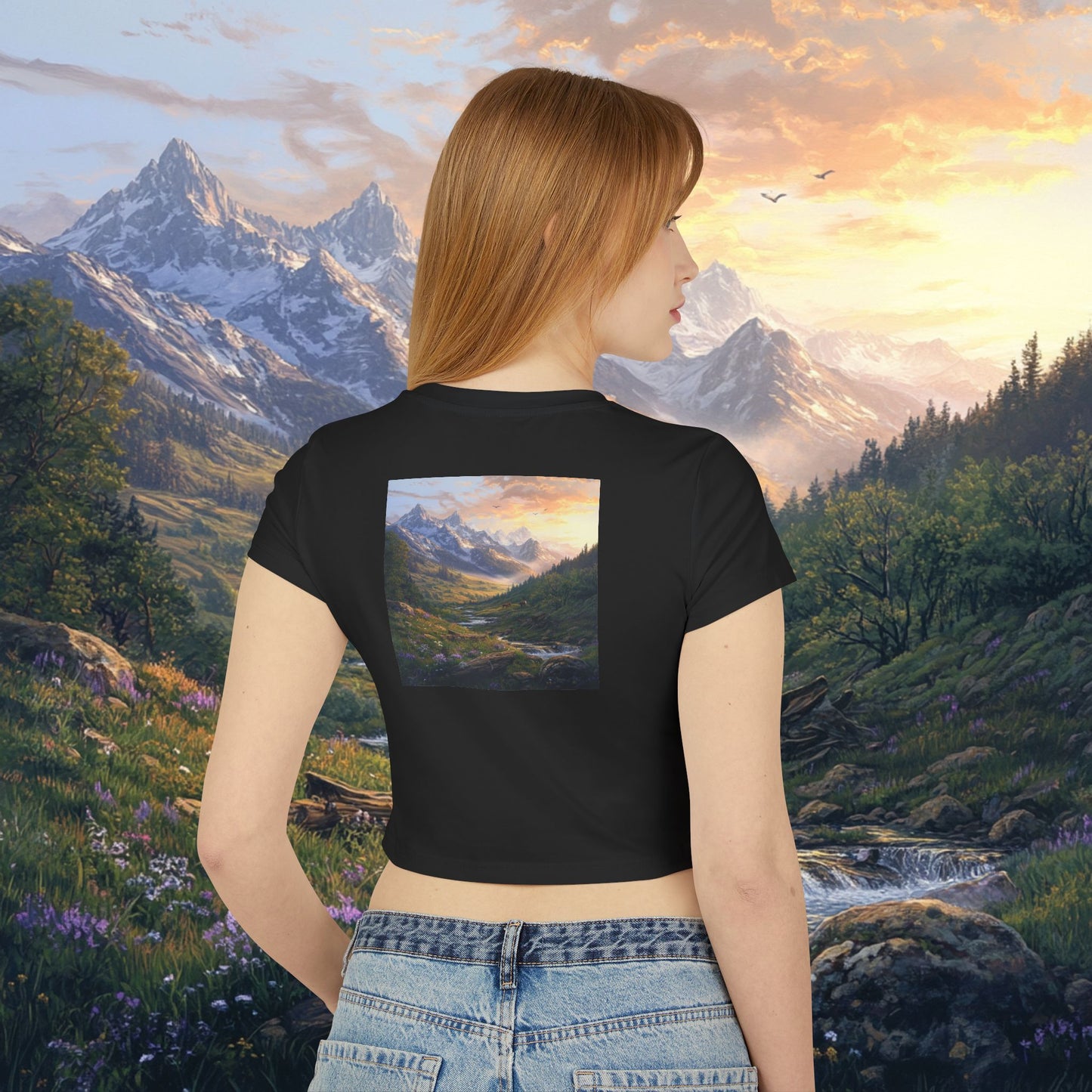 Rocky Mountain Valley Crop Top