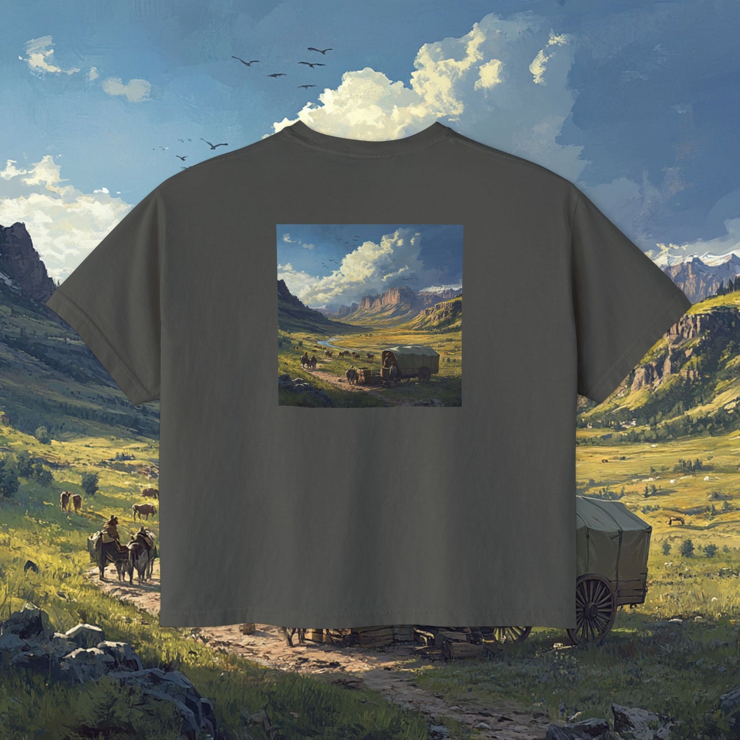 Headin' West Boxy Tee