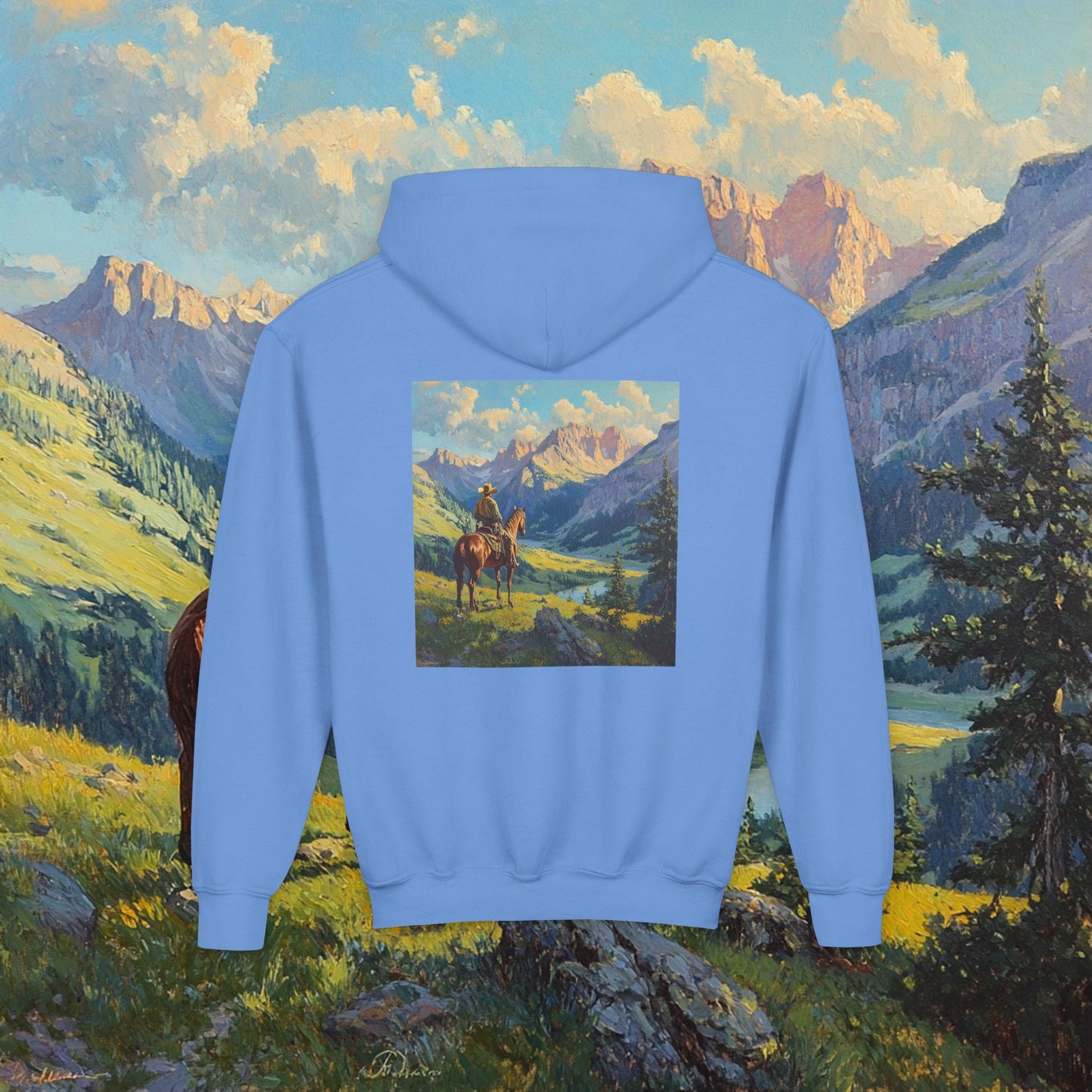 Starin' Cowboy Kids Hoodie