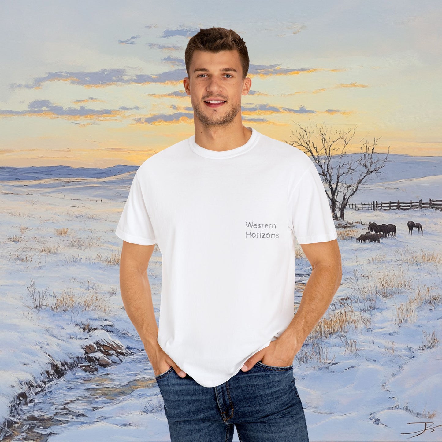 Winter Western Plains T-Shirt