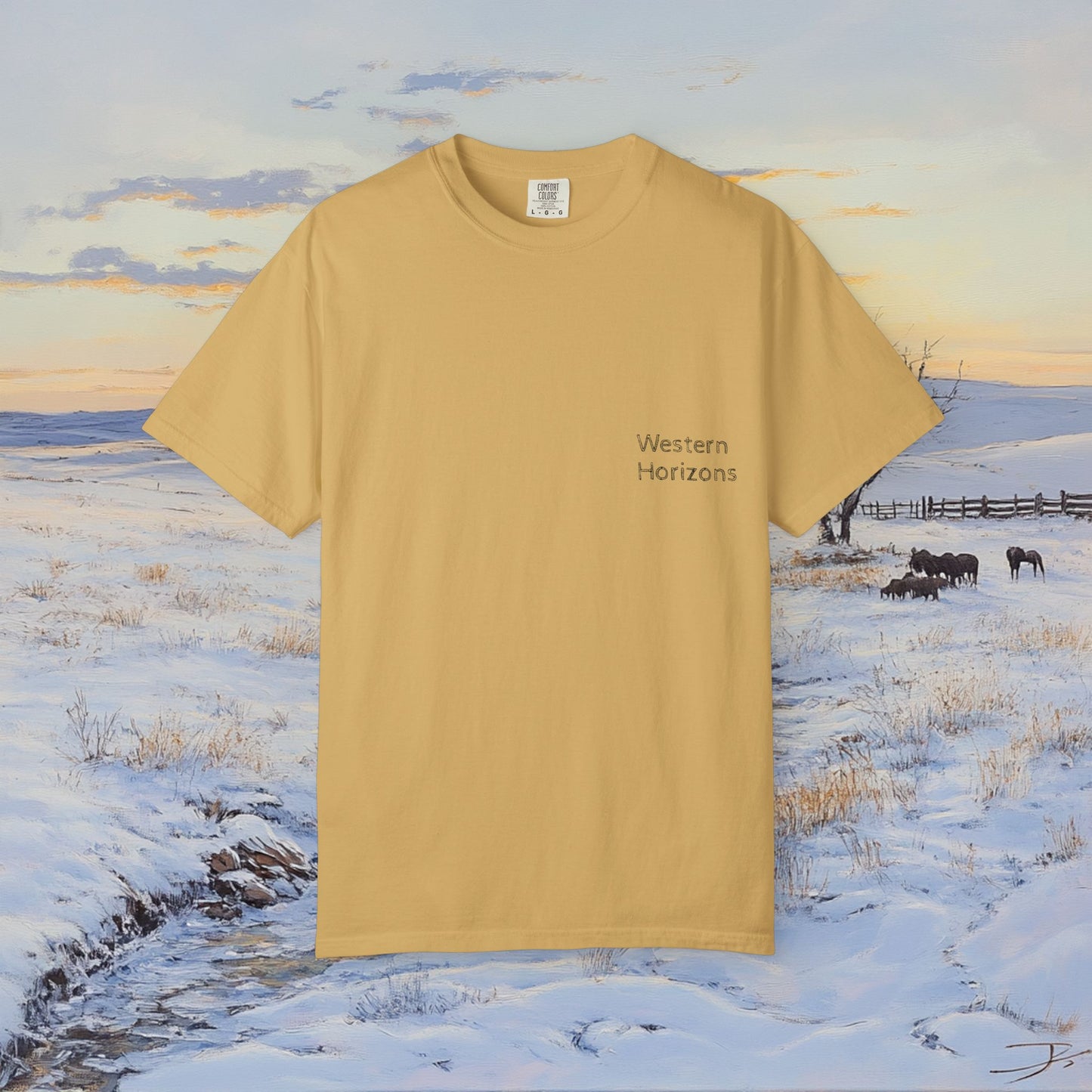Winter Western Plains T-Shirt